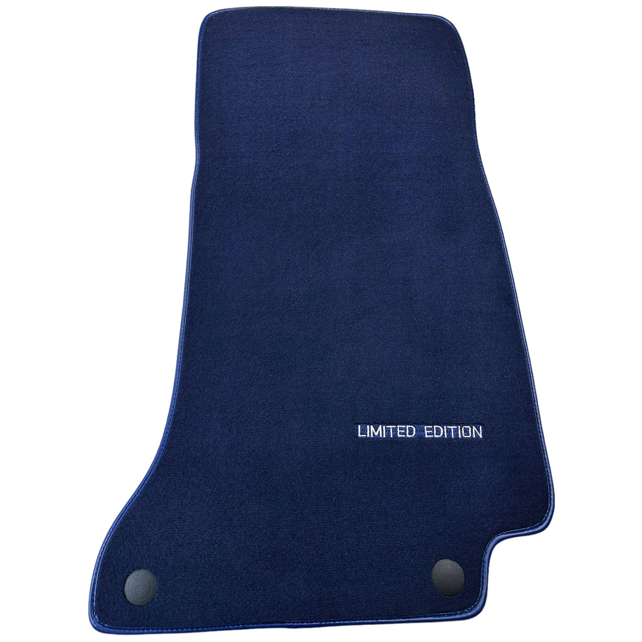 Dark Blue Floor Mats For Mercedes Benz C-Class S205 Wagon (2014-2018) Hybrid | Limited Edition - AutoWin