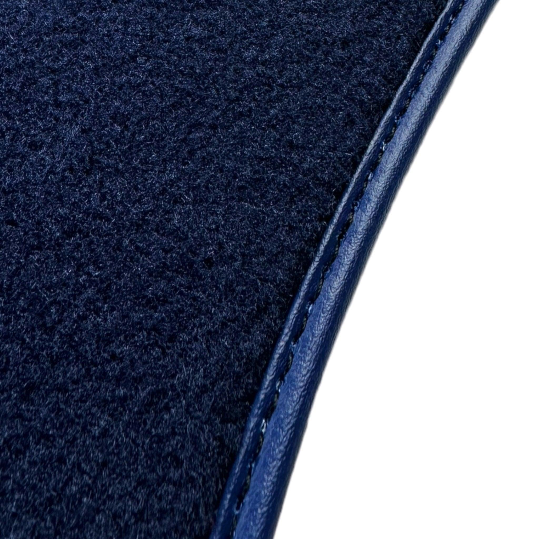 Dark Blue Floor Mats For Mercedes Benz C-Class S205 Wagon Facelift (2018-2021) | Limited Edition - AutoWin