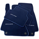 Dark Blue Floor Mats For Mercedes Benz C-Class W204 Sedan (2007-2014) | Limited Edition - AutoWin