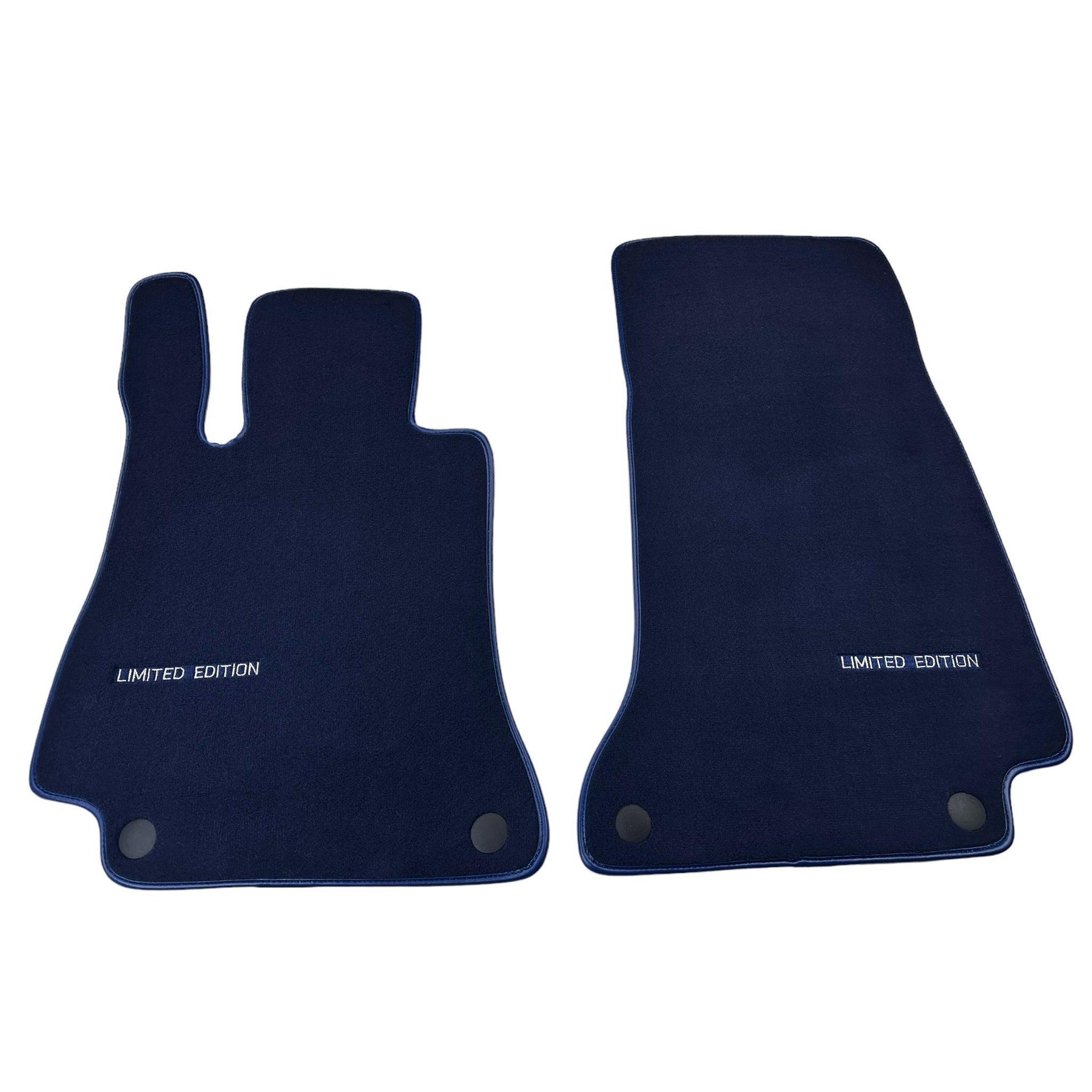 Dark Blue Floor Mats For Mercedes Benz CLA-Class X117 Shooting Brake (2015-2019) | Limited Edition - AutoWin