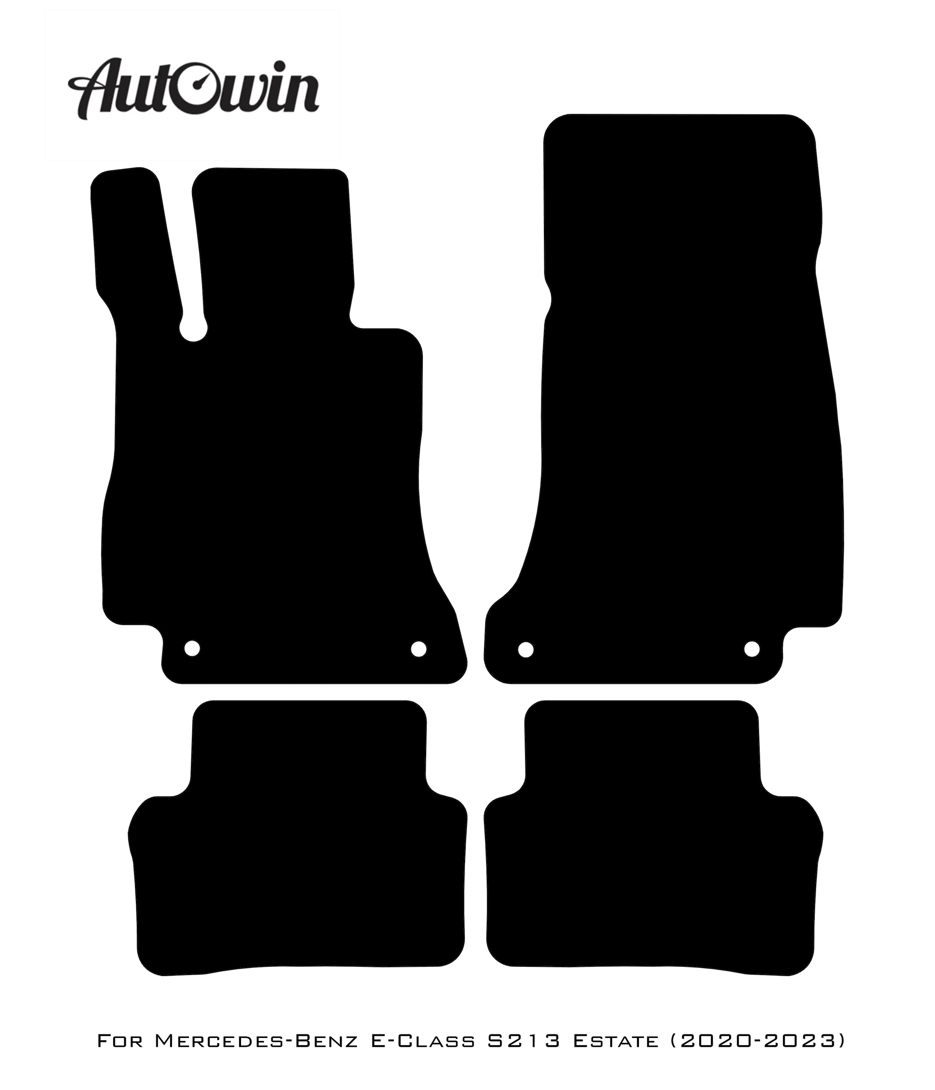 Dark Blue Floor Mats For Mercedes Benz E-Class S213 Estate (2020-2023) | Limited Edition - AutoWin