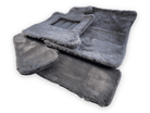 Dark Gray Sheepskin Floor Mats For Rolls Royce Dawn Rr6 2016-2023 Er56 Design Brand - AutoWin