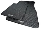 Floor Mats For BMW iX1 - U11 SUV Black Leather Er56 Design - AutoWin