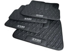 Floor Mats For BMW iX1 - U11 SUV Black Leather Er56 Design - AutoWin