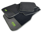 Floor Mats For BMW M3 F80 Series Carbon Leather Er56 Design - AutoWin