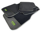 Floor Mats For BMW M4 G83 Convertible Carbon Leather Er56 Design - AutoWin