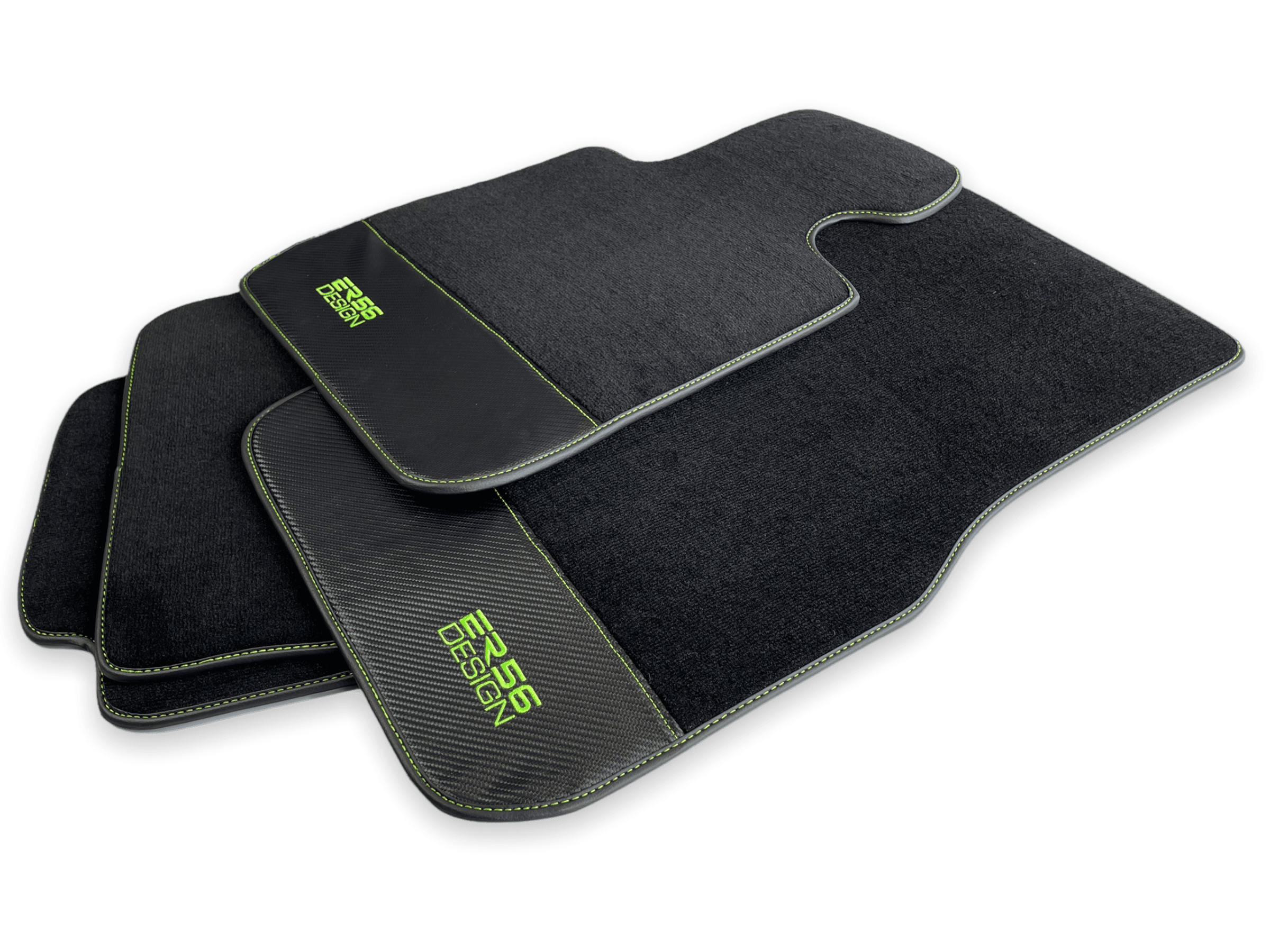 Floor Mats For BMW M6 E24 Carbon Leather Er56 Design - AutoWin