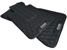 Floor Mats For BMW M6 F06 Gran Coupe Black Leather Er56 Design - AutoWin