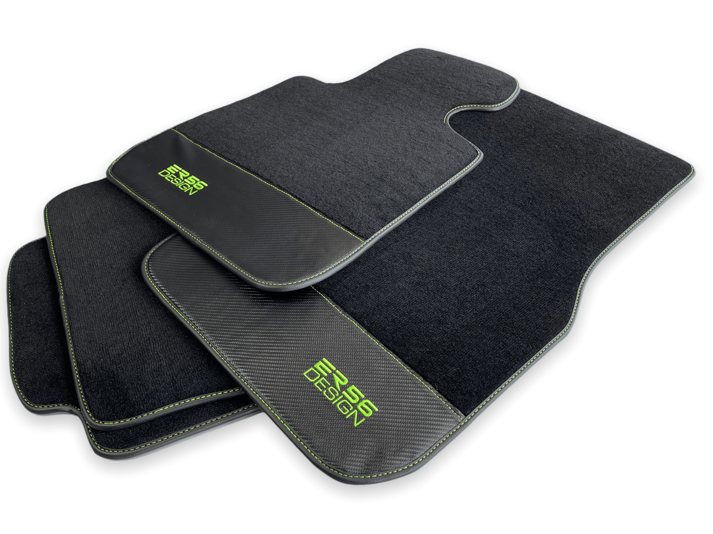 Floor Mats For BMW X5 Series F15 Carbon Leather Er56 Design - AutoWin