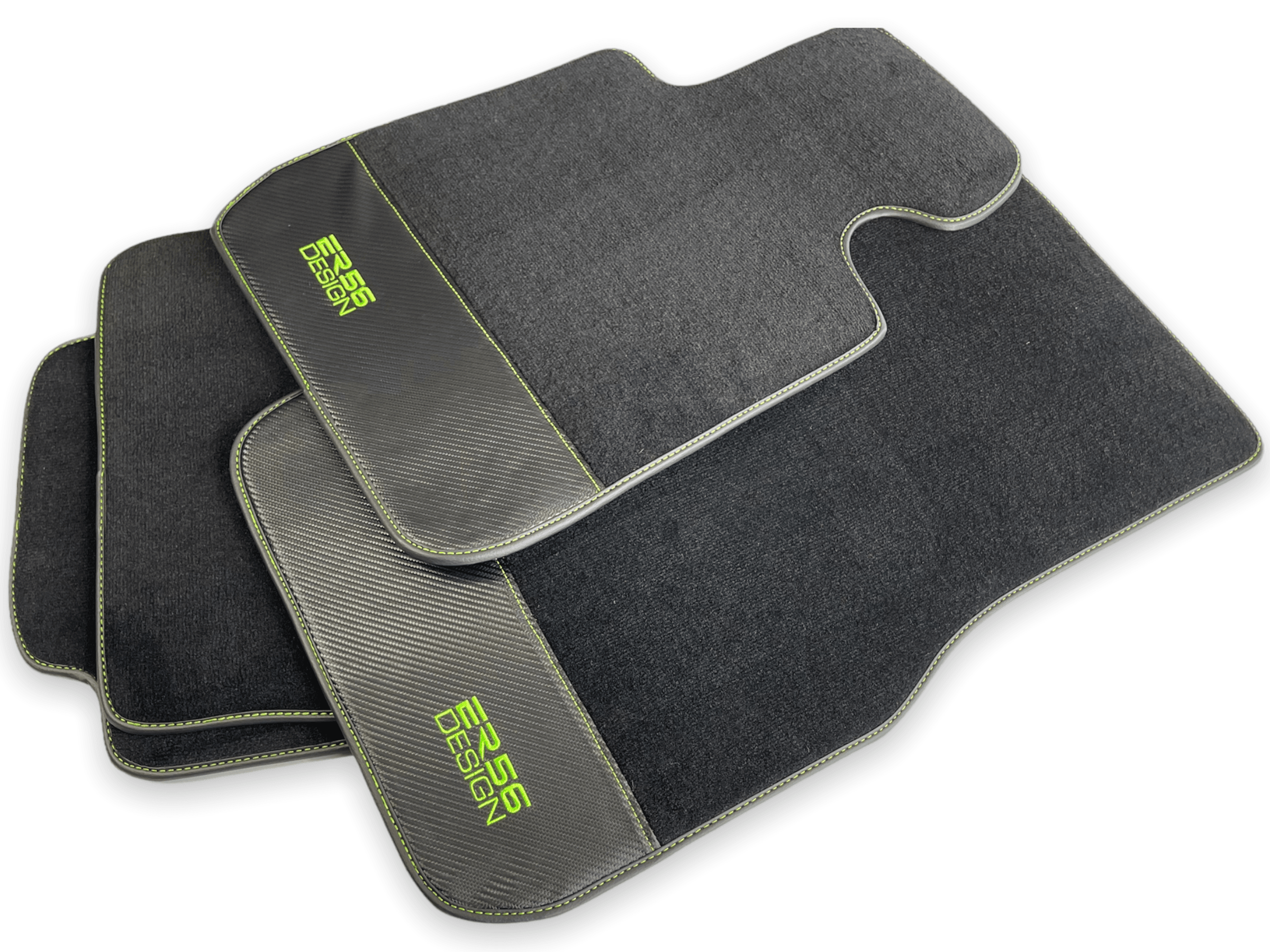 Floor Mats For BMW X5 Series F15 Carbon Leather Er56 Design - AutoWin
