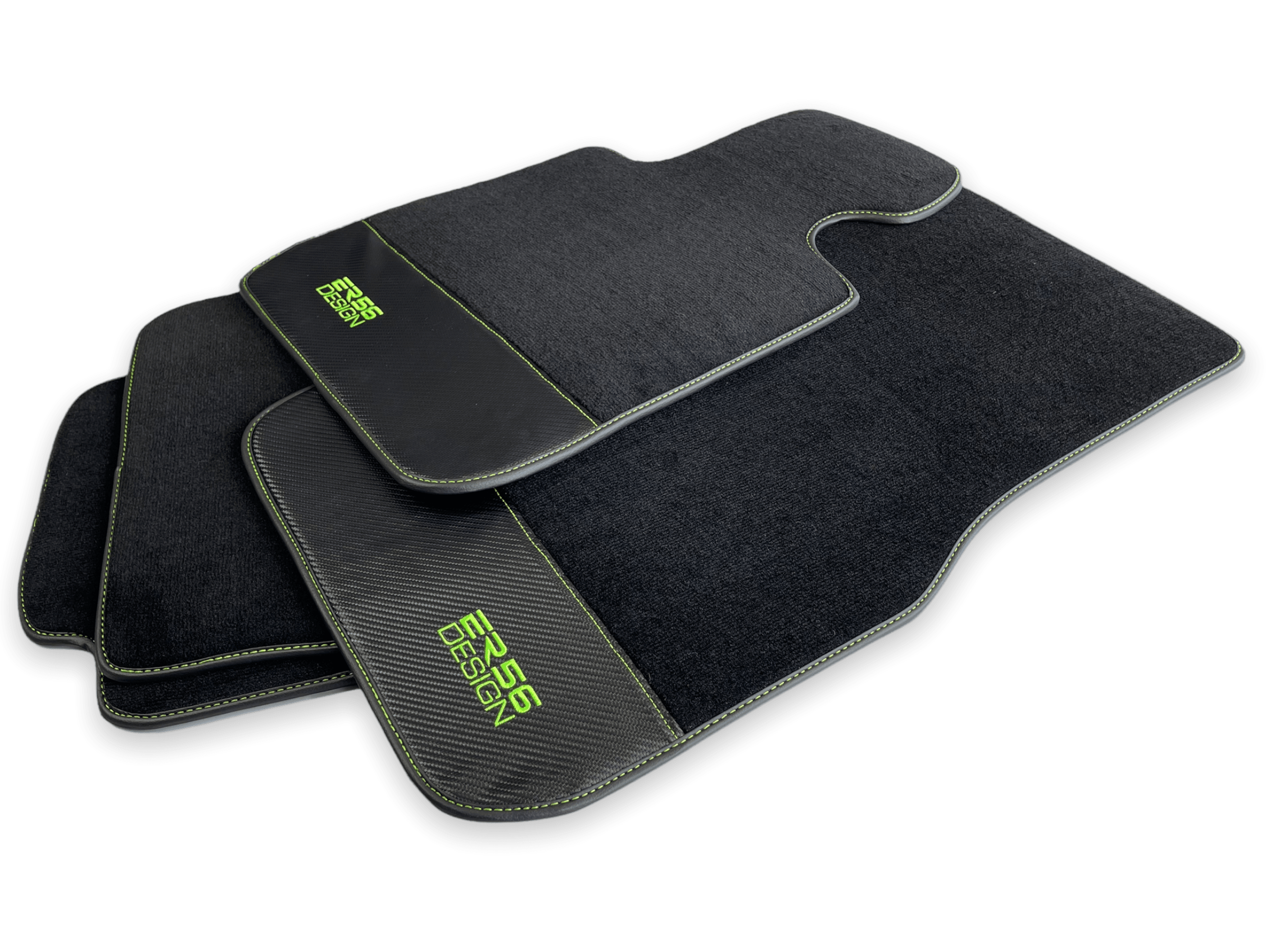 Floor Mats For BMW X5 Series F15 Carbon Leather Er56 Design - AutoWin