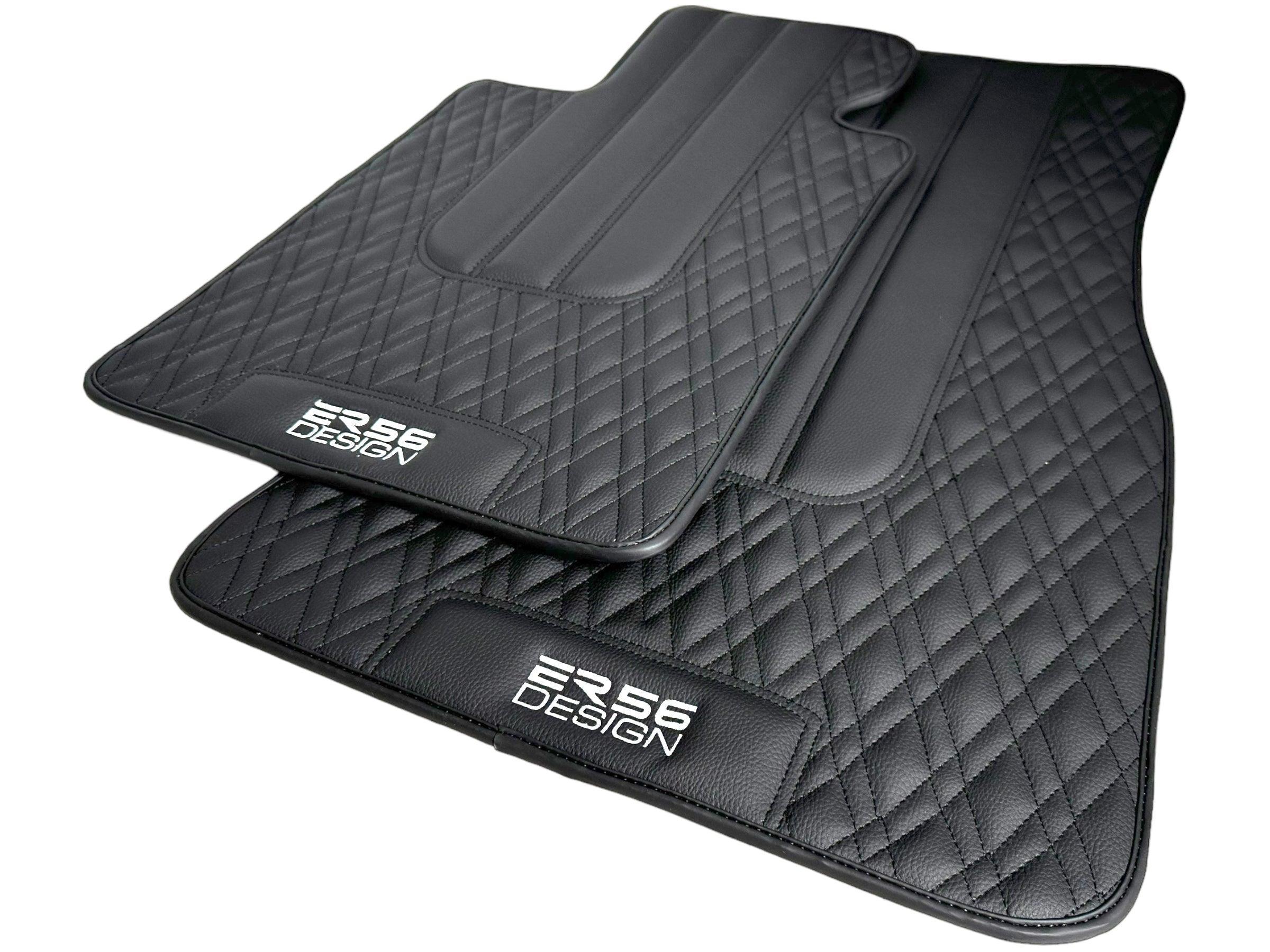 Floor Mats For BMW Z4 Series E89 Black Leather Er56 Design - AutoWin