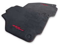 Floor Mats For Ferrari 458 Spider 2012-2015 Alcantara Leather - AutoWin