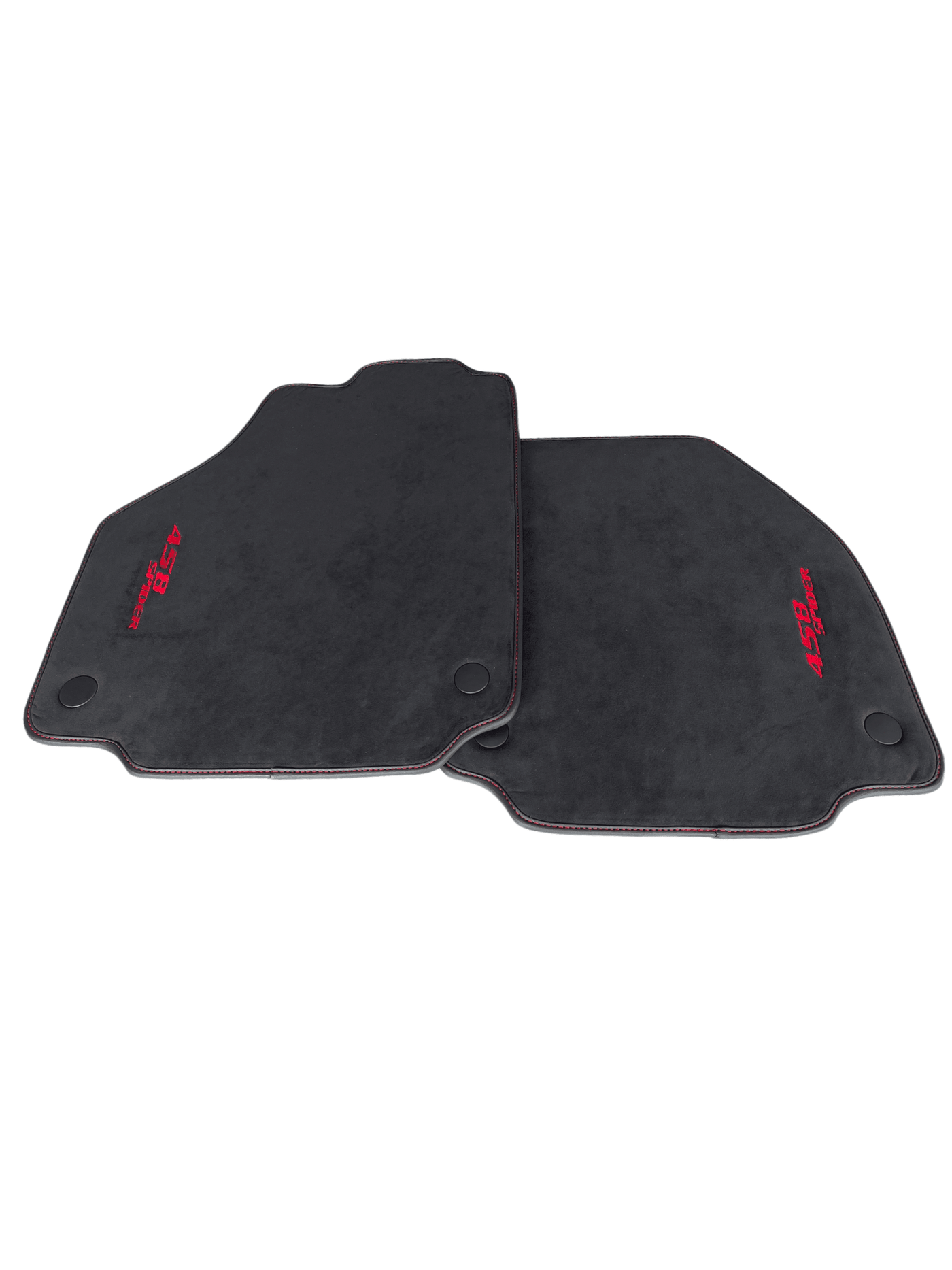 Floor Mats For Ferrari 458 Spider 2012-2015 Alcantara Leather - AutoWin