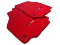 Floor Mats For Ferrari F8 Tributo 2019-2023 Red Italian Edition - AutoWin