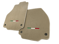 Floor Mats For Ferrari F8 Tributo (2019-2023) Beige Italian Edition - AutoWin