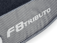 Floor Mats For Ferrari F8 Tributo 2019-2022 With Carbon Leather - AutoWin