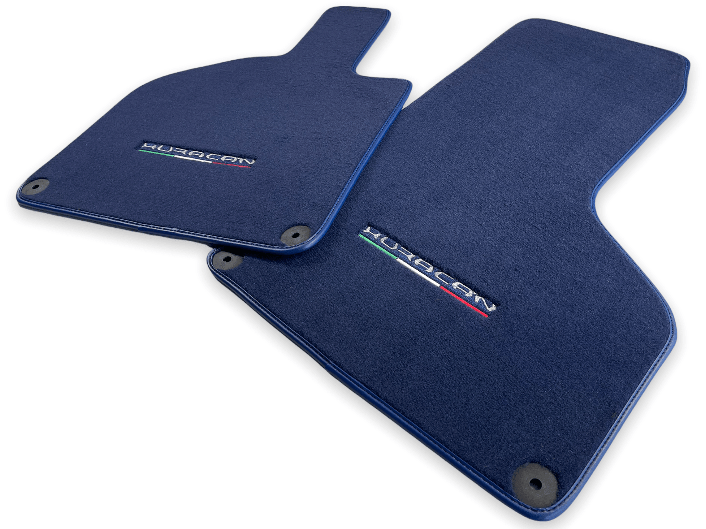 Floor Mats for Lamborghini Huracan Dark Blue Color - AutoWin