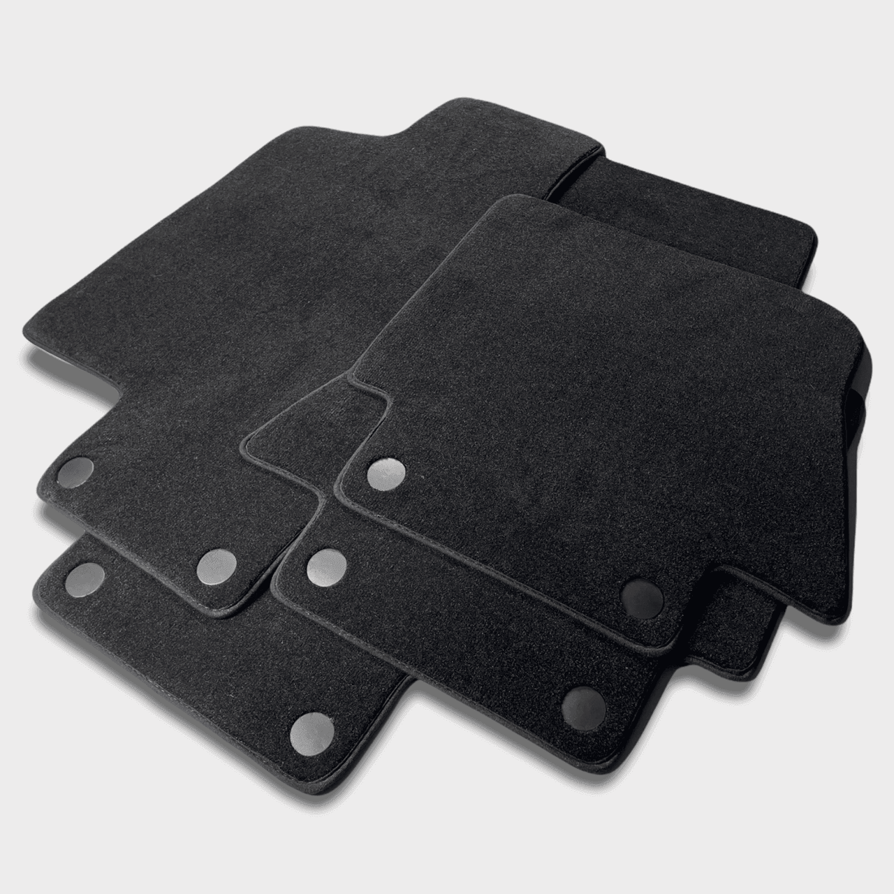 Floor Mats For Maserati GranCabrio I (2010-2019) Black - AutoWin