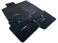 Floor Mats For Maserati GranTurismo Sportline (2009-2019) Black IT Edition - AutoWin