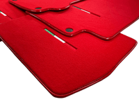 Floor Mats For Maserati GranTurismo (2007-2019) Red IT Edition - AutoWin