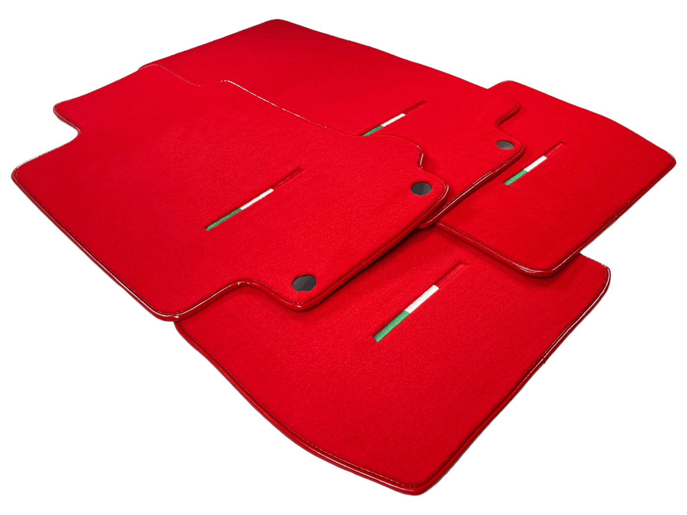 Floor Mats For Maserati GranTurismo (2007-2019) Red IT Edition - AutoWin