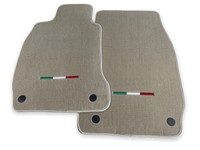 Floor Mats For Maserati Quattroporte Beige IT Edition - AutoWin