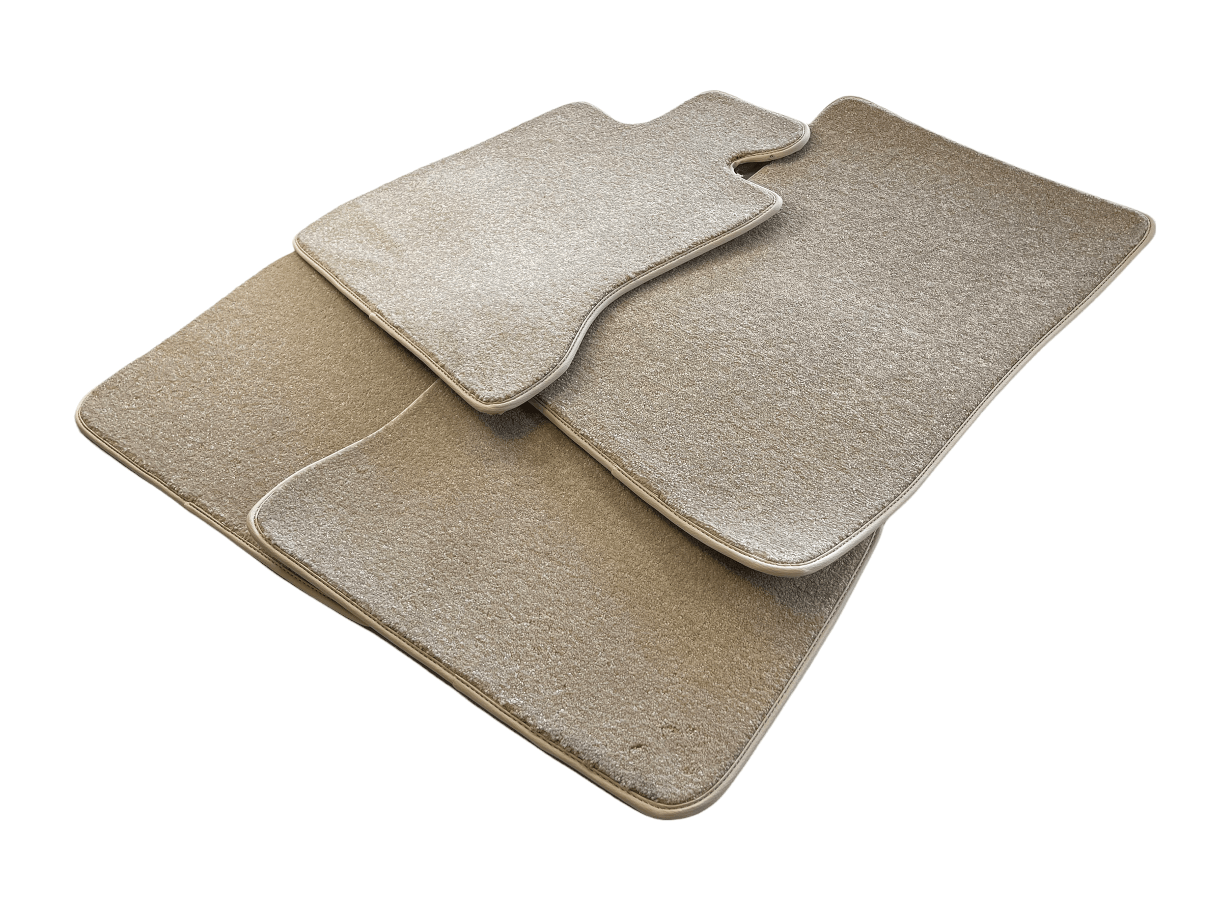 Floor Mats For Rolls Royce Cullinan Rr31 2018-2023 Beige Luxury Quality - AutoWin