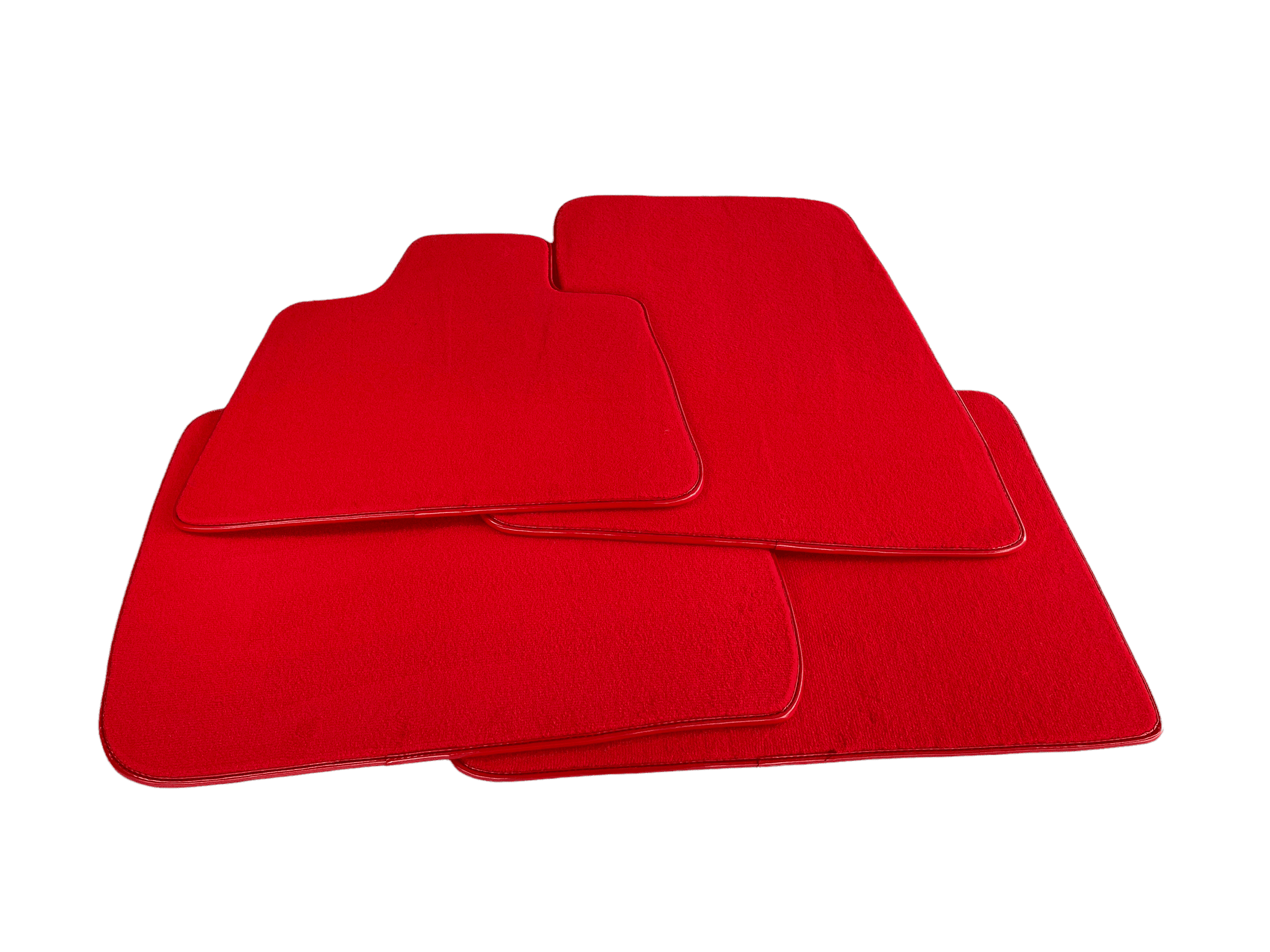 Floor Mats For Rolls Royce Ghost Series II (2021-2024) Red - AutoWin