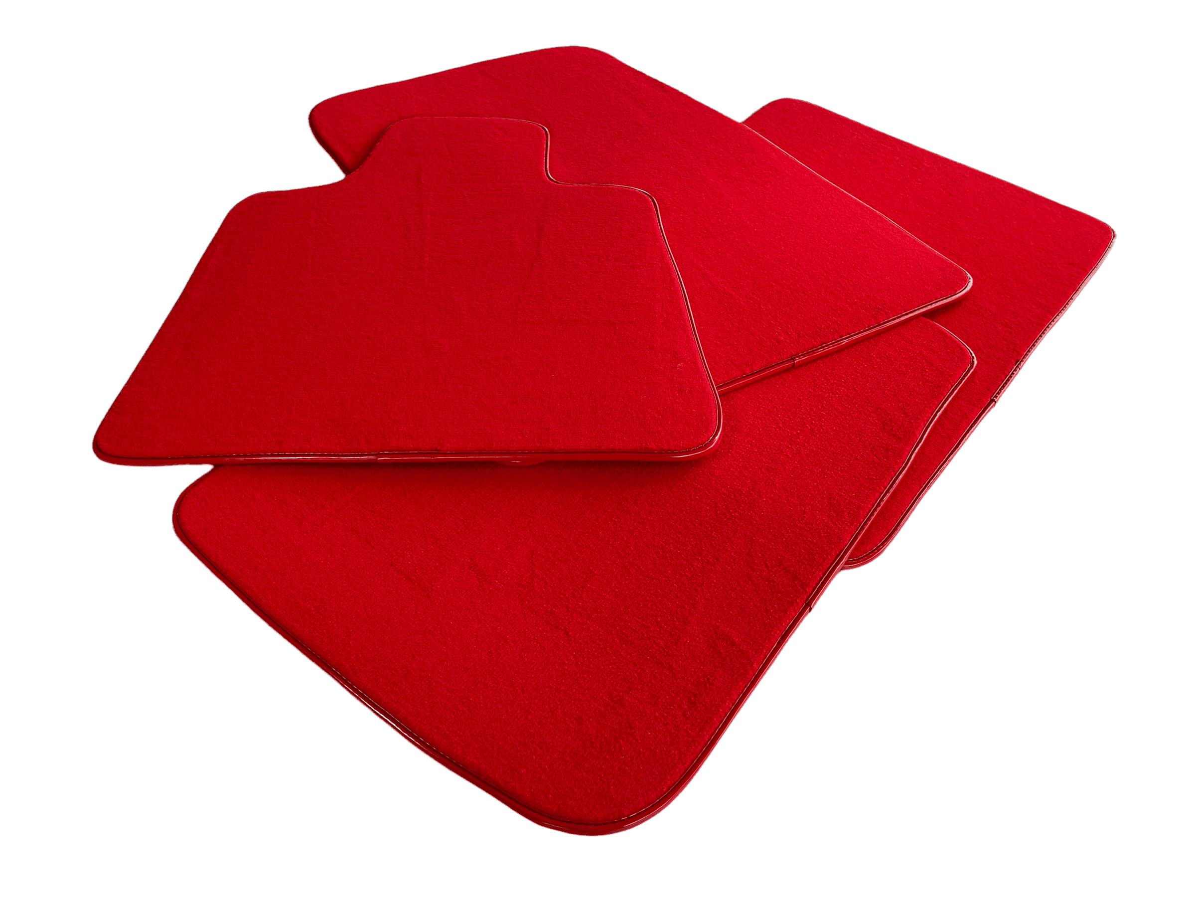 Floor Mats For Rolls Royce Ghost Series II (2021-2024) Red - AutoWin