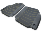 Leather Floor Mats For Ferrari 488 Spider 2016-2022 Yellow Sewing - AutoWin