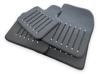 Leather Floor Mats For Rolls Royce Black Badge Cullinan Rr31 2018-2023 Black - AutoWin