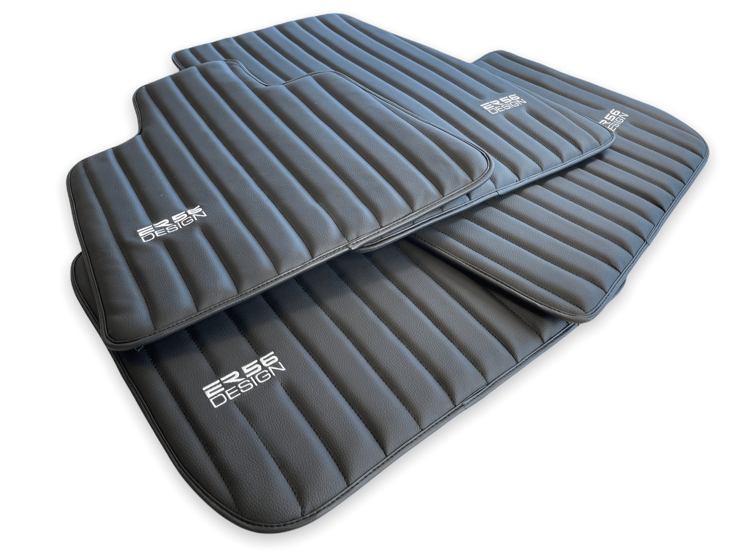 Leather Floor Mats For Rolls Royce Dawn RR6 2016-2023 ER56 Design Brand - AutoWin