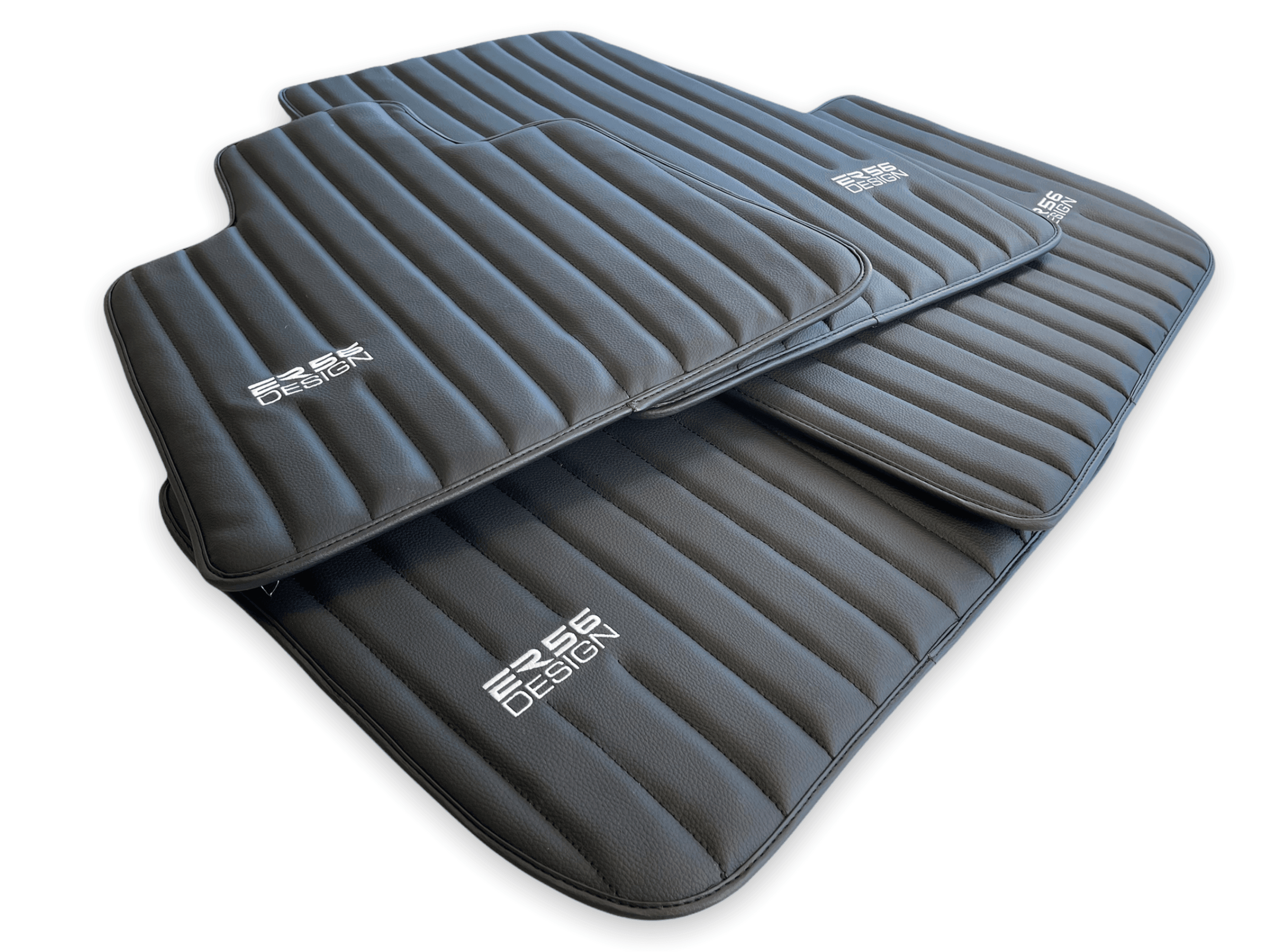 Leather Floor Mats For Rolls Royce Dawn RR6 2016-2023 ER56 Design Brand - AutoWin