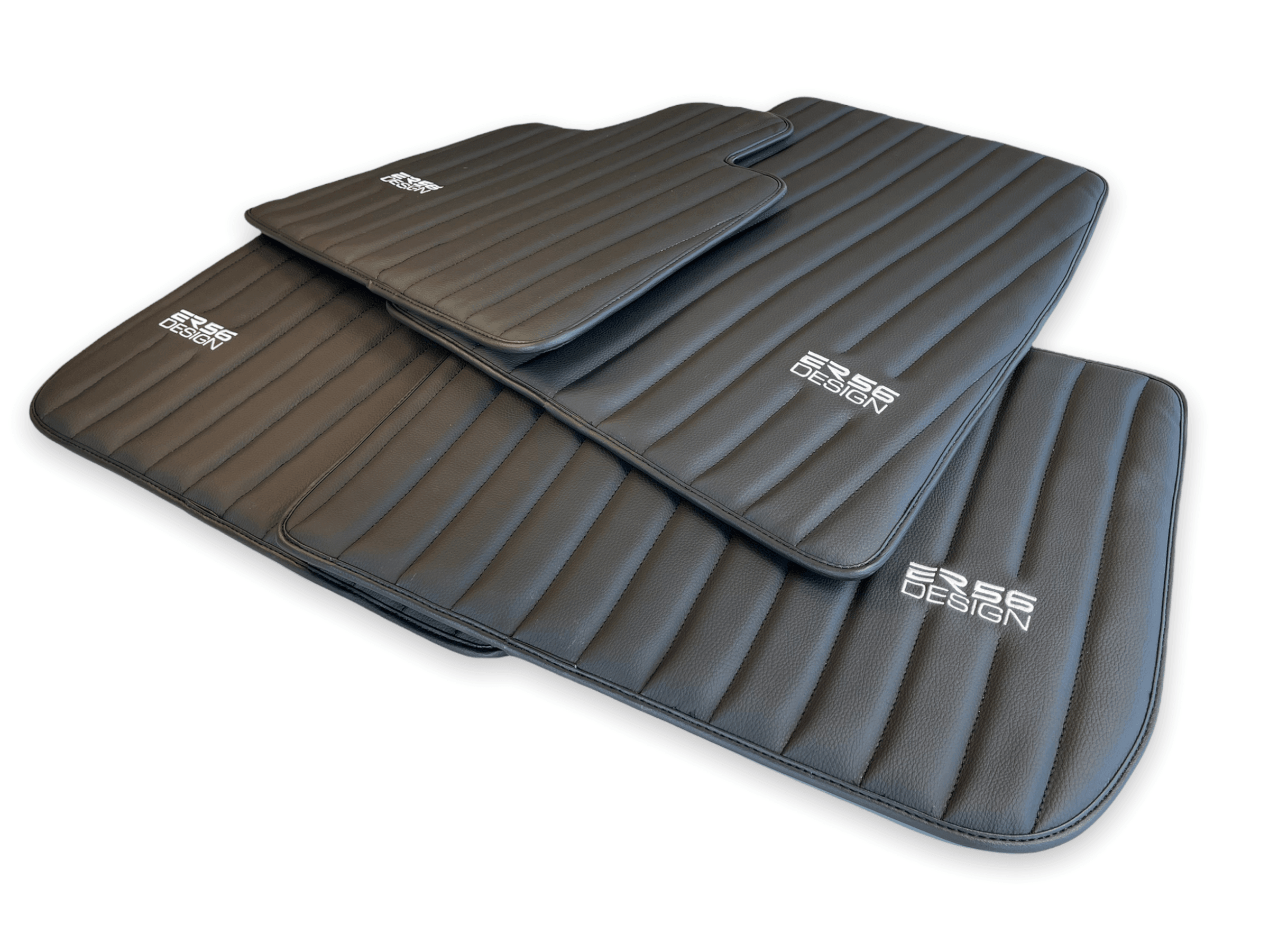 Leather Floor Mats For Rolls Royce Dawn RR6 2016-2023 ER56 Design Brand - AutoWin