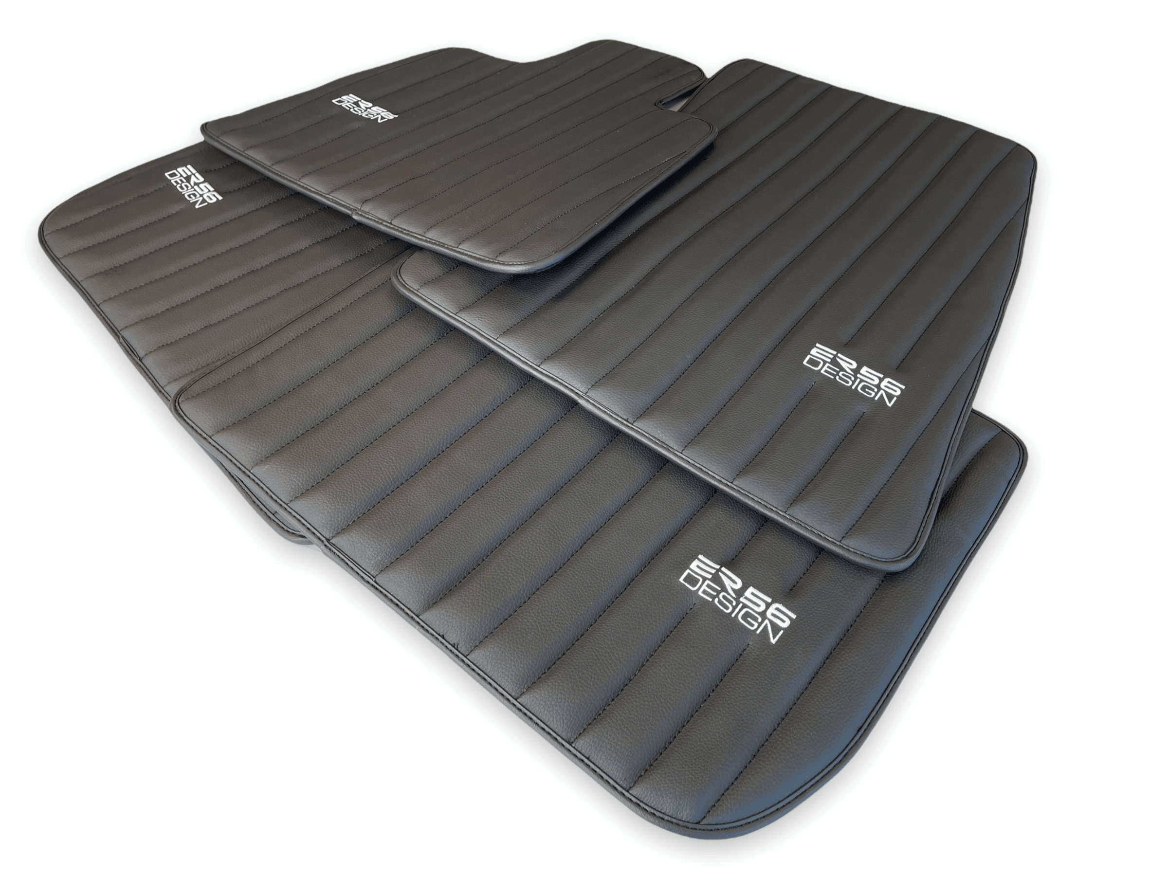 Leather Floor Mats For Rolls Royce Dawn RR6 2016-2023 ER56 Design Brand - AutoWin