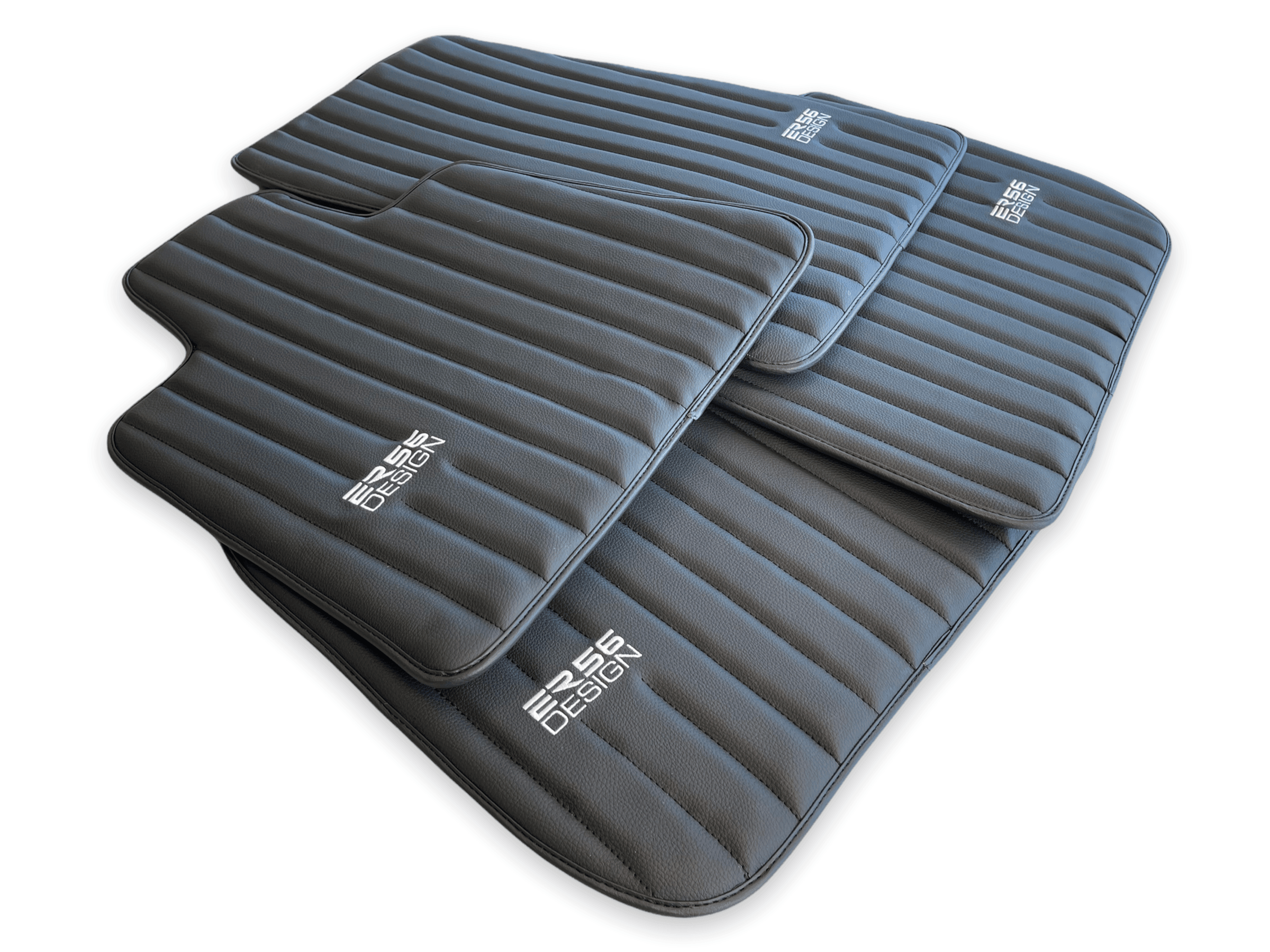 Leather Floor Mats For Rolls Royce Dawn RR6 2016-2023 ER56 Design Brand - AutoWin
