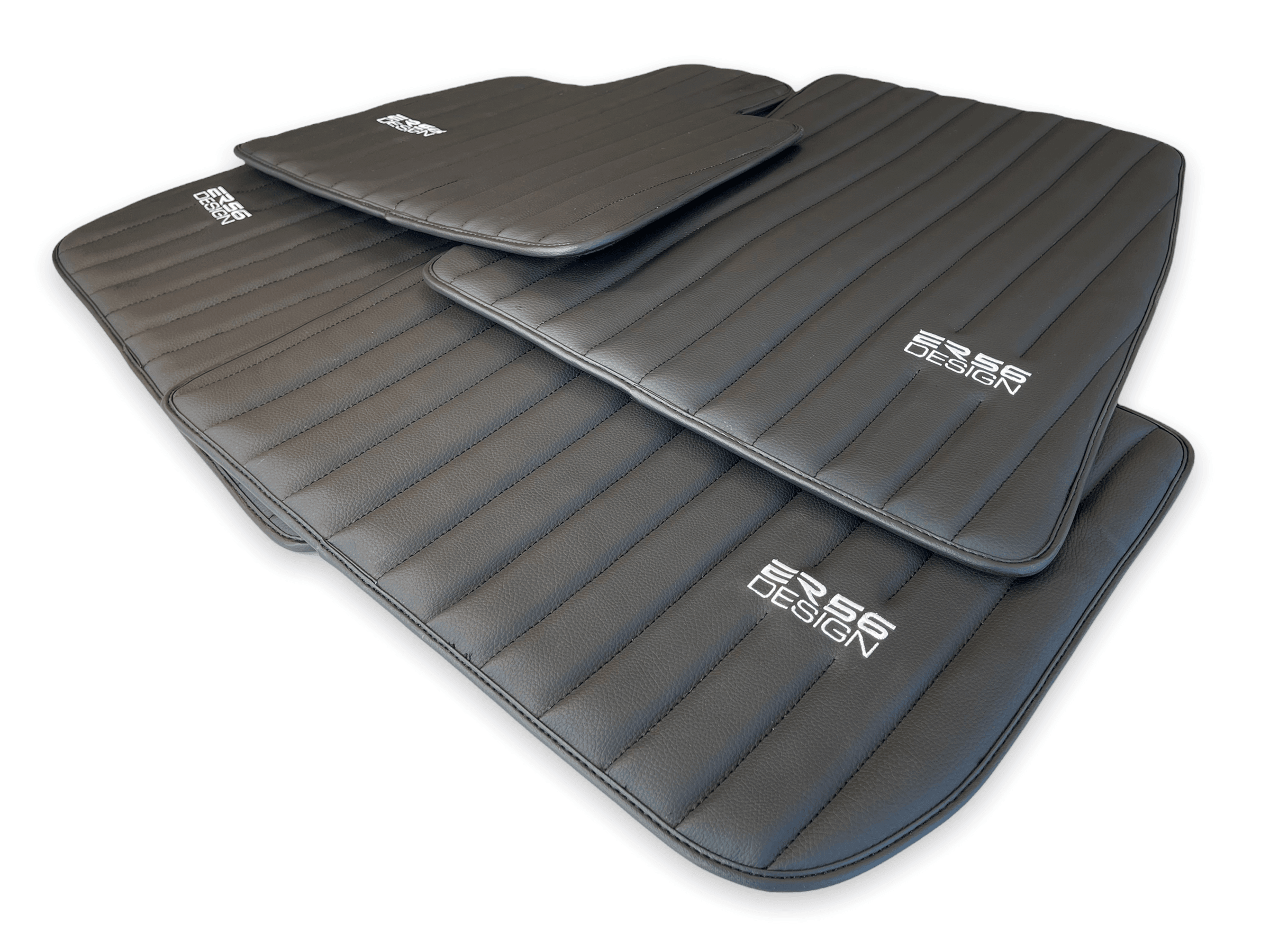 Leather Floor Mats For Rolls Royce Dawn RR6 2016-2023 ER56 Design Brand - AutoWin