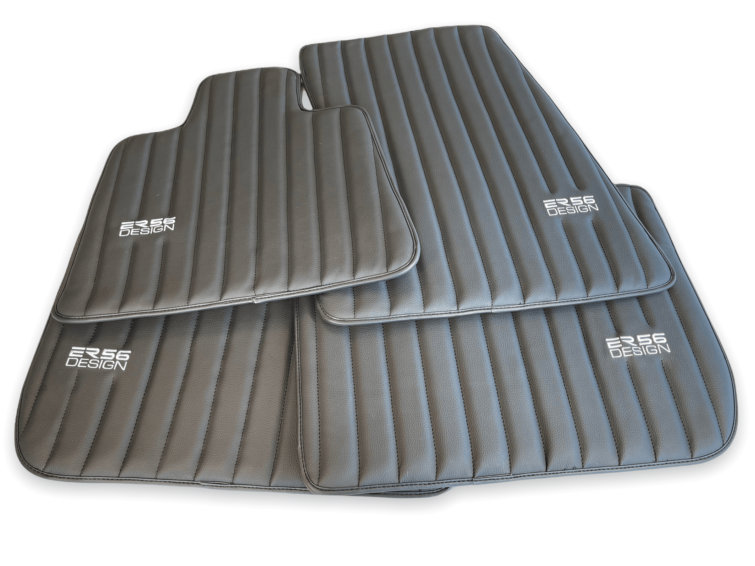 Leather Floor Mats For Rolls Royce Dawn RR6 2016-2023 ER56 Design Brand - AutoWin
