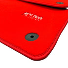 Red Floor Mats for Audi A4 - B6 Convertible (2002-2006) | ER56 Design - AutoWin