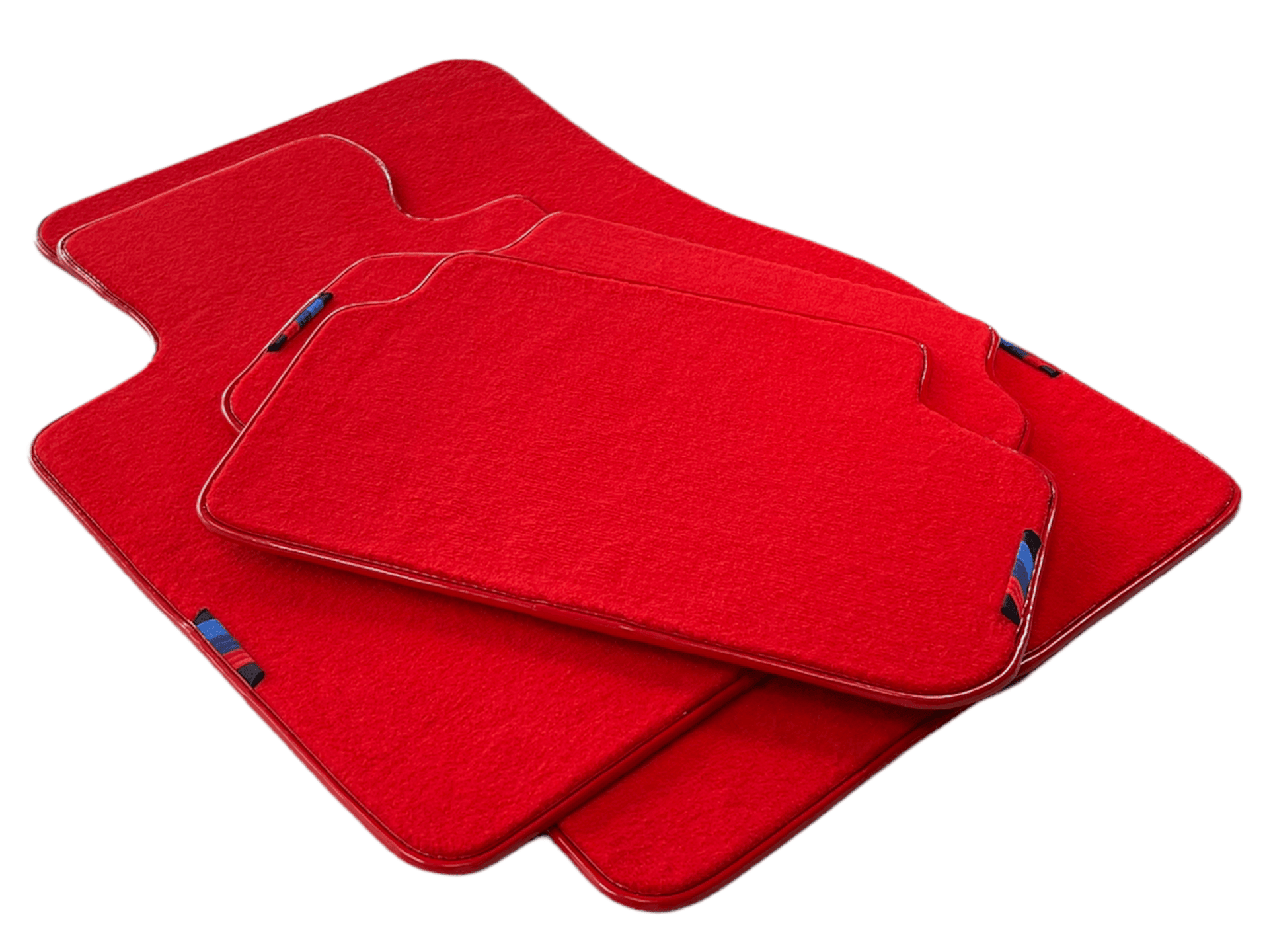 Red Floor Mats For BMW 3 Series F30 With M Package AutoWin Brand - AutoWin