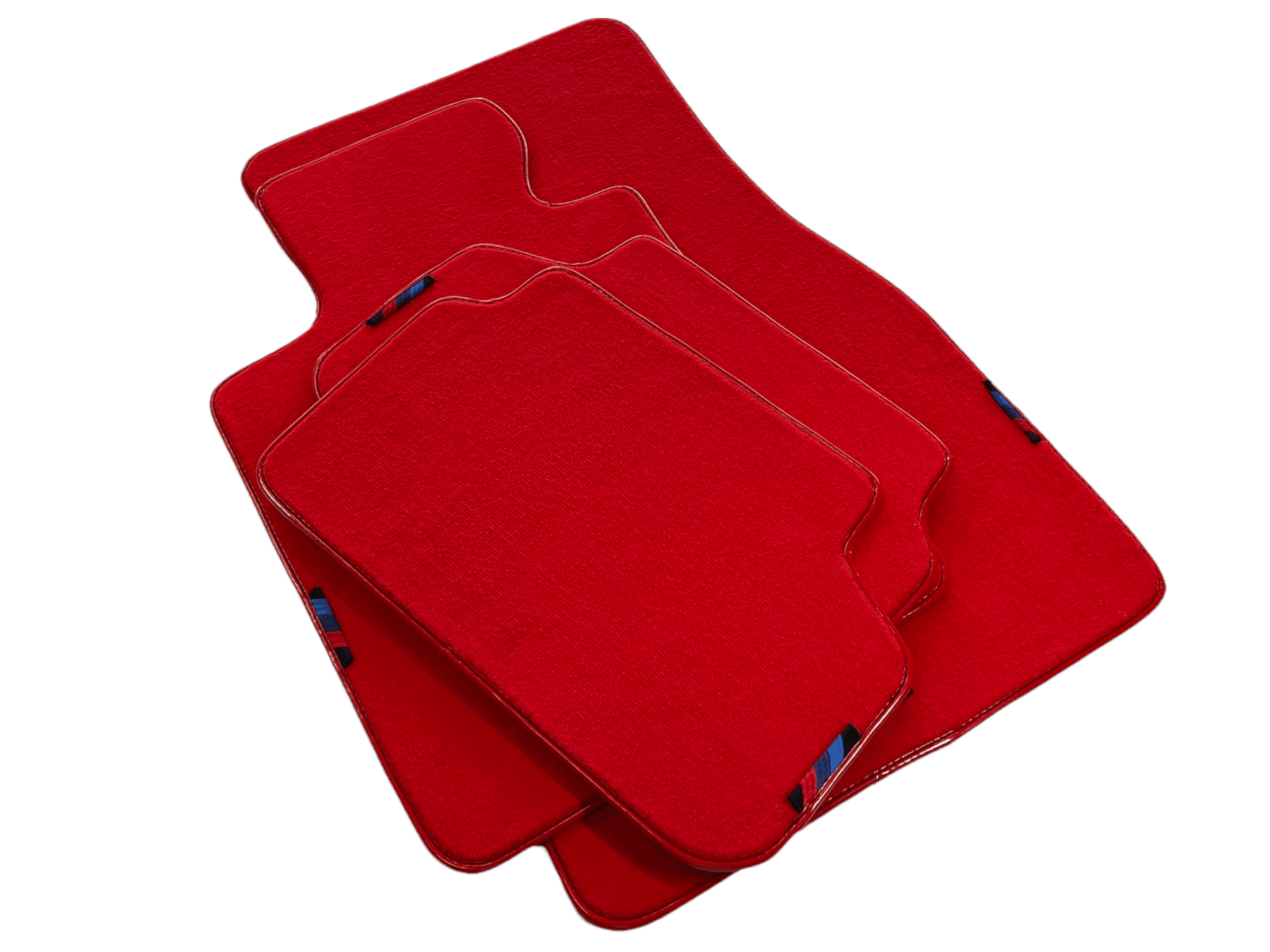 Red Floor Mats For BMW X5 Series G05 With M Package AutoWin Brand - AutoWin