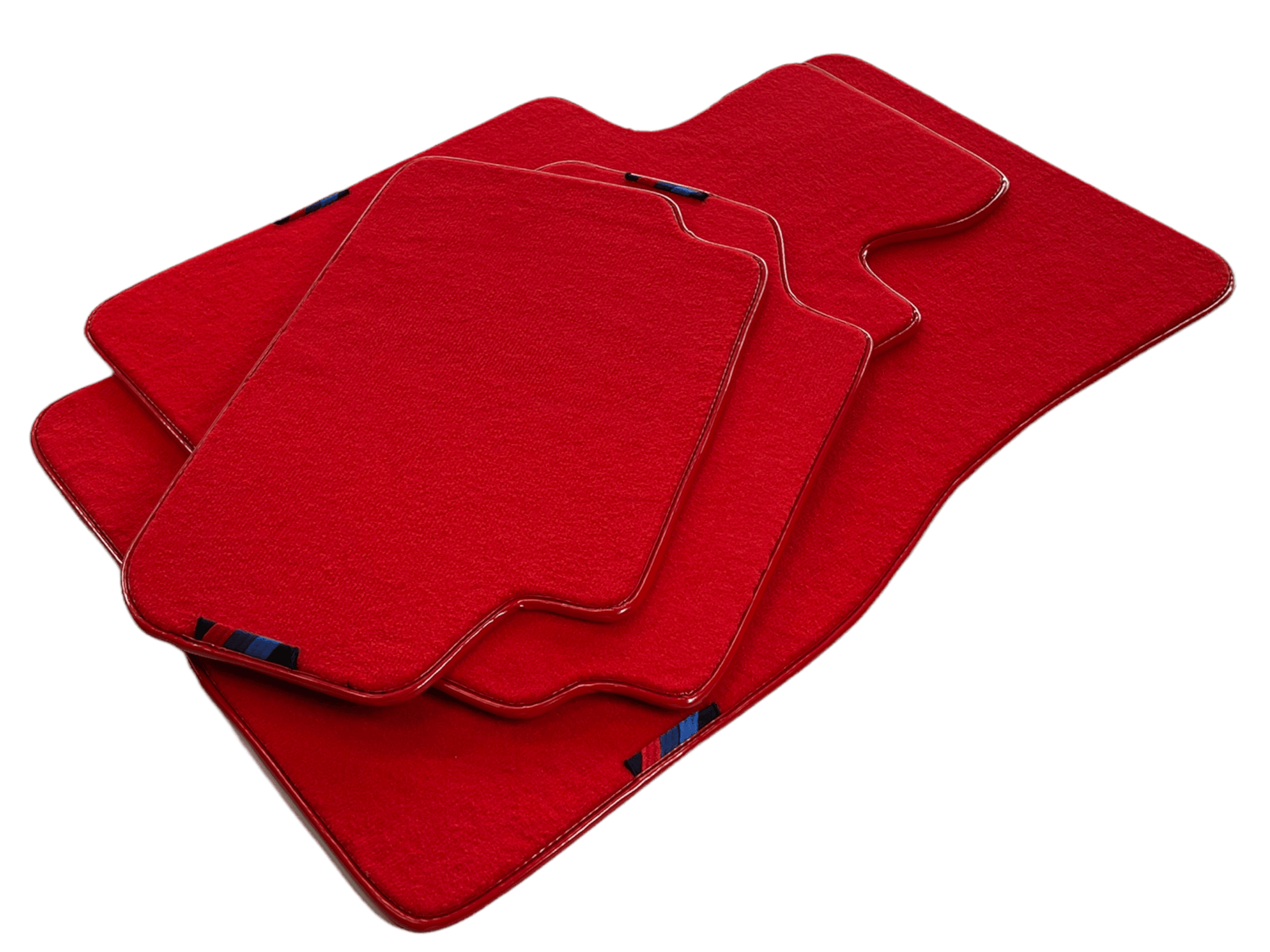 Red Floor Mats For BMW X5 Series G05 With M Package AutoWin Brand - AutoWin