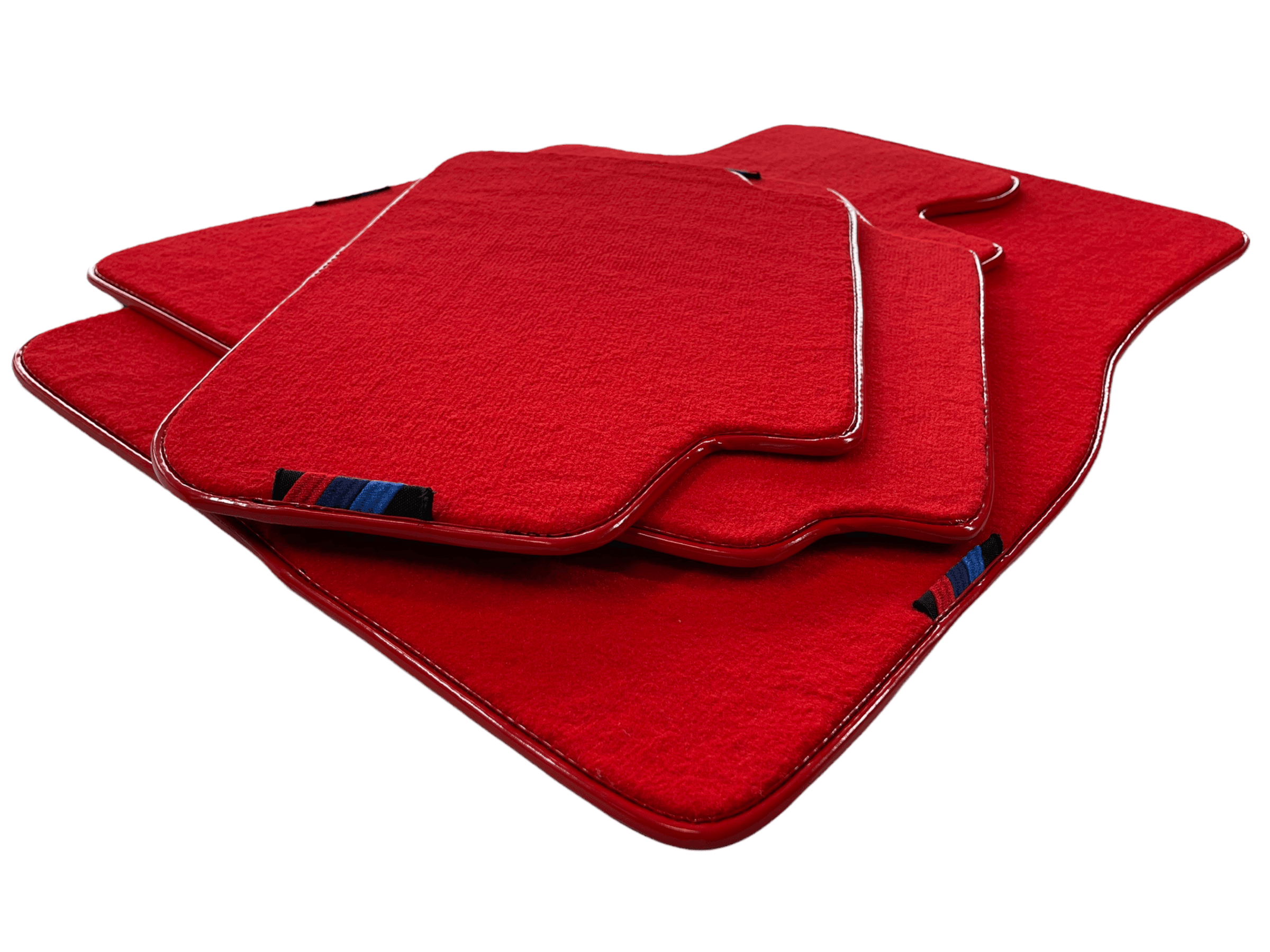 Red Floor Mats For BMW X5 Series G05 With M Package AutoWin Brand - AutoWin