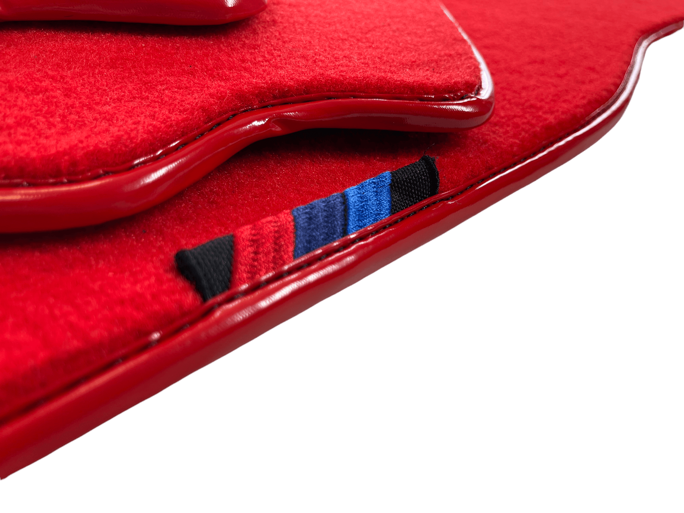 Red Floor Mats For BMW X5 Series G05 With M Package AutoWin Brand - AutoWin