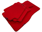 Red Floor Mats For BMW X5 Series G05 With M Package AutoWin Brand - AutoWin