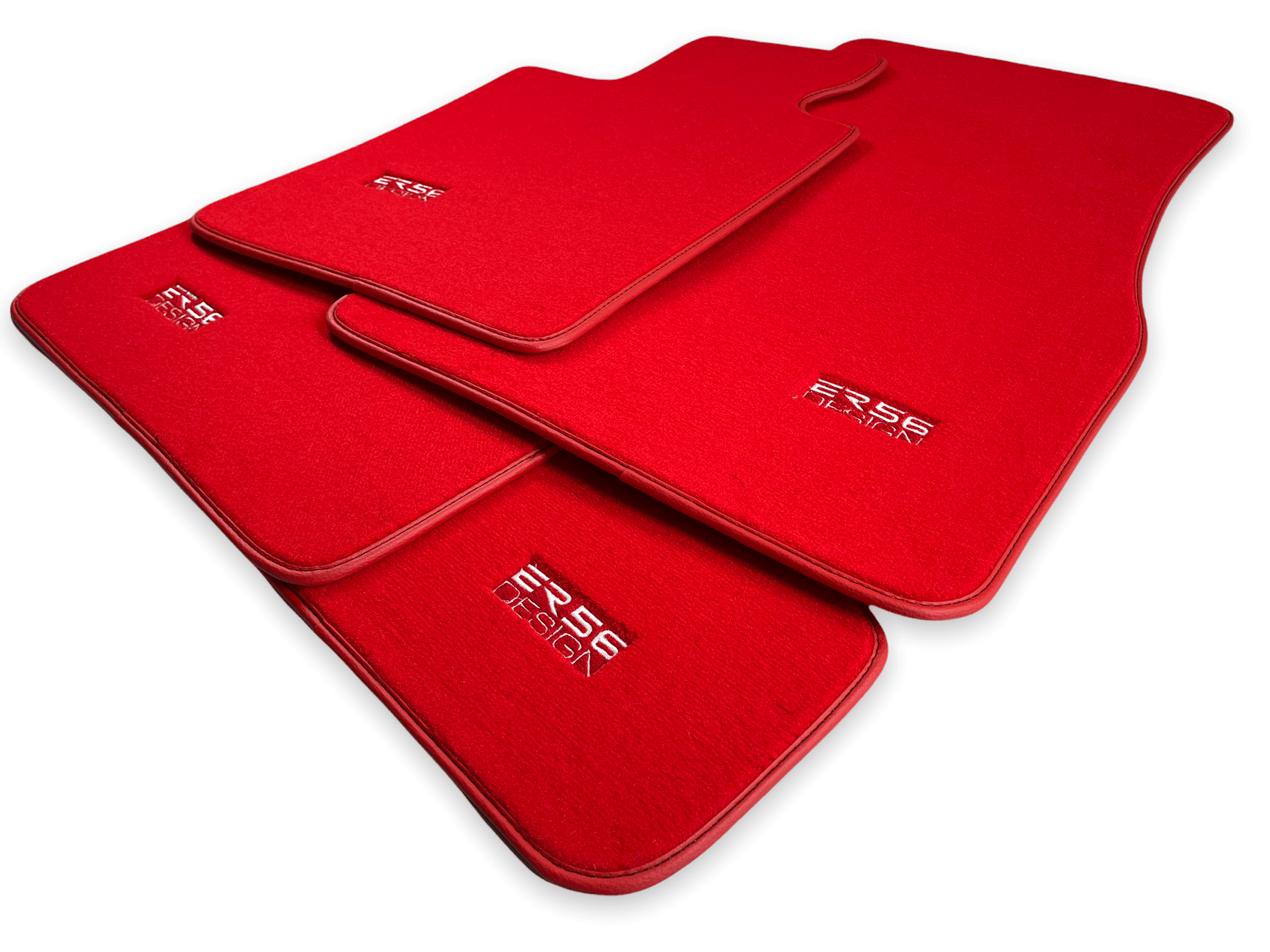 Red Floor Mats For BMW X6 Series E71 - ER56 Design Brand - AutoWin