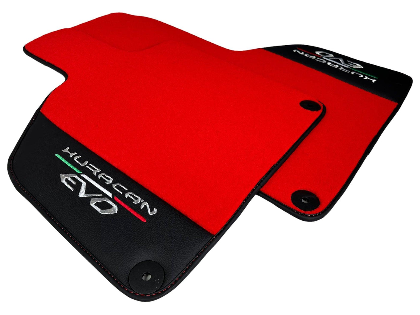 Lamborghini Huracan EVO (2014-2023): Red Mats with Black Borders