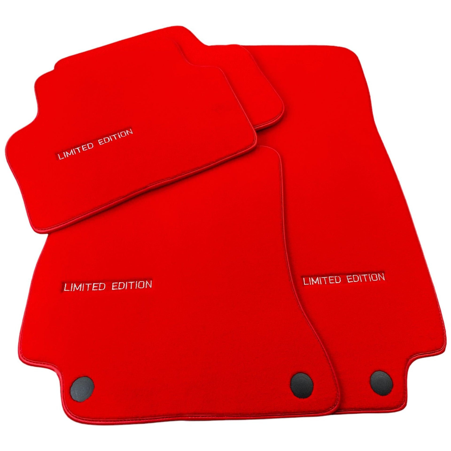 Red Floor Mats For Mercedes Benz A-Class W168 (2001-2004) | Limited Edition - AutoWin