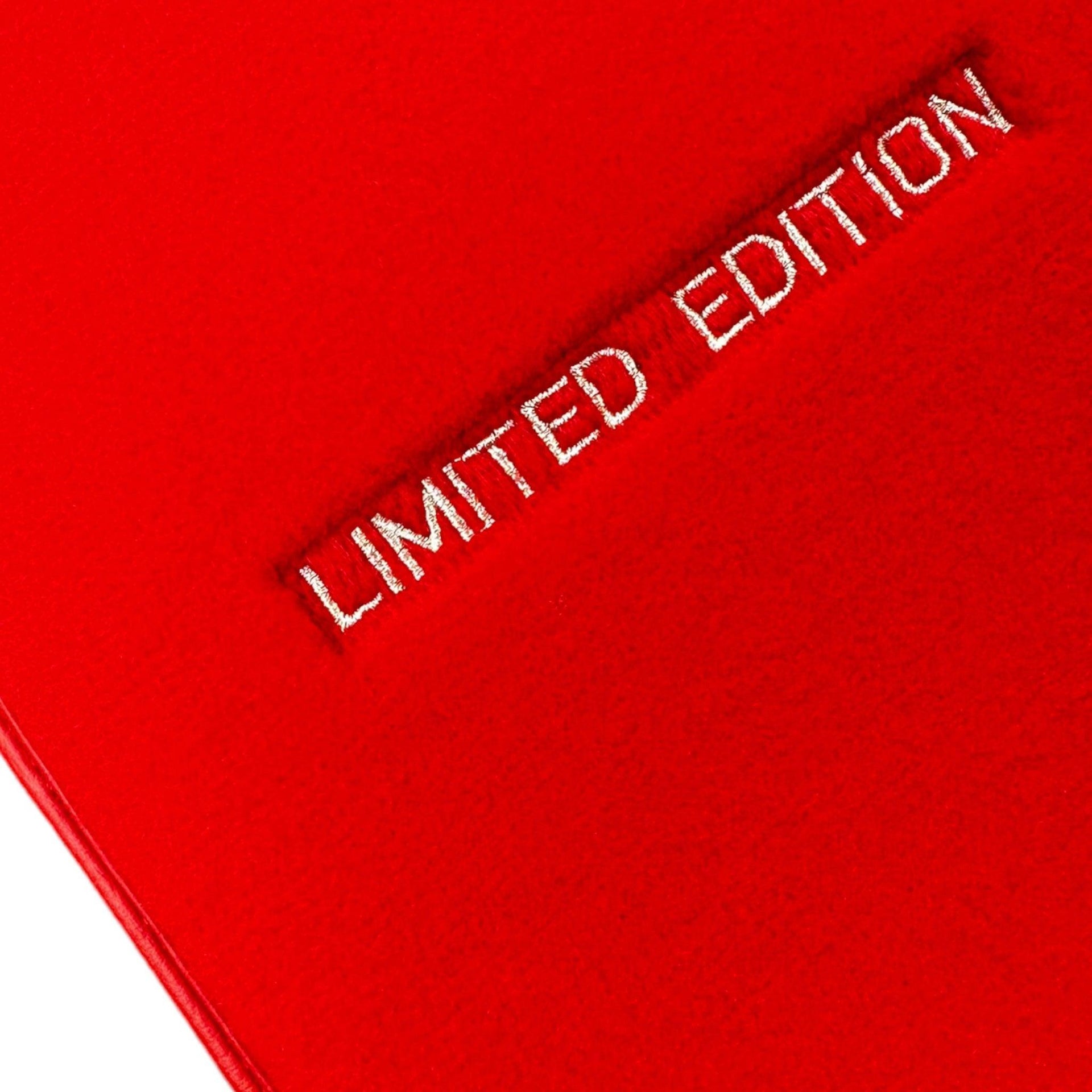 Red Floor Mats For Mercedes Benz A-Class W177 Hybrid (2019-2023) | Limited Edition - AutoWin